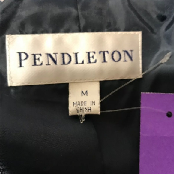 PENDLETON fitted anorak raincoat plaid - Picture 7 of 8